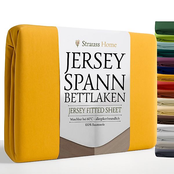 Strauss Home Spannbettlaken Premium, Gummizug: Rundumgummi, günstig online kaufen