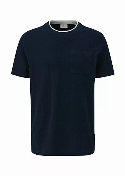 s.Oliver Kurzarmshirt T-Shirt mit aufgesetzter Tasche Blende günstig online kaufen