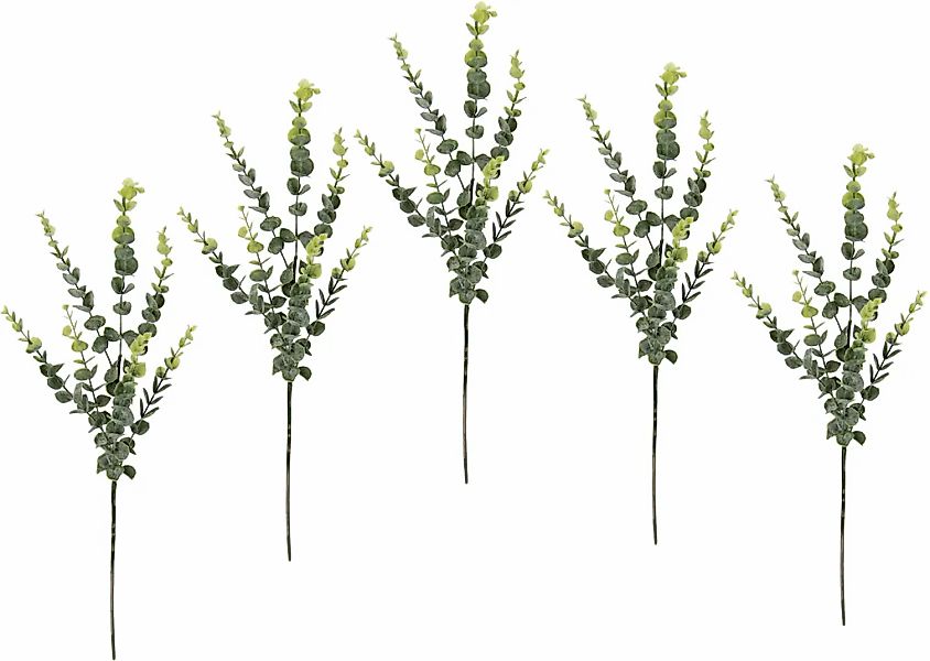 I.GE.A. Kunstzweig "Eukalyptus", 5er Set, künstlicher Blattzweig günstig online kaufen