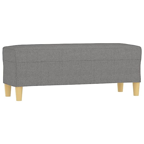 vidaXL Sitzbank Dunkelgrau 100x35x41 cm Stoff 349376 günstig online kaufen