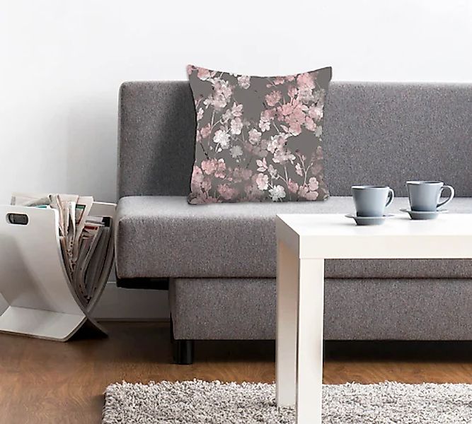 queence Dekokissen »Christoph«, Kissenhülle,Pastellfarbene Blumen,Florales günstig online kaufen