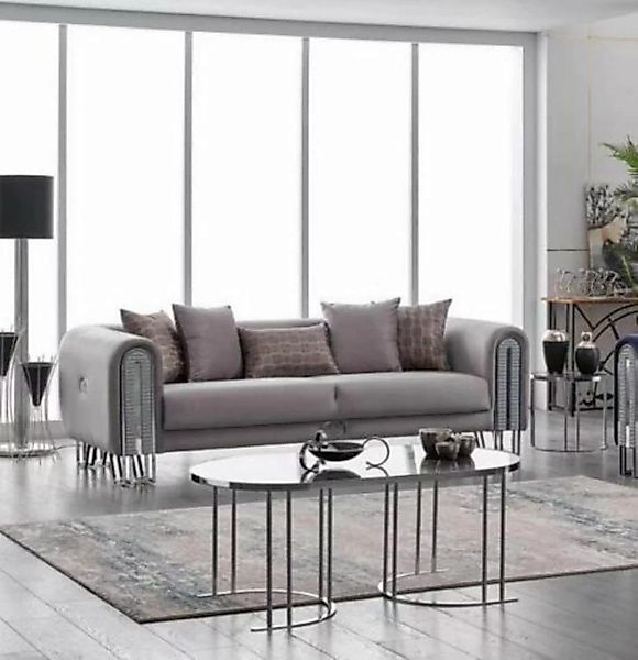 JVmoebel 3-Sitzer Sofa Textil Wohnzimmer Dreisitzer 3 Sitz Möbel Couch 240c günstig online kaufen