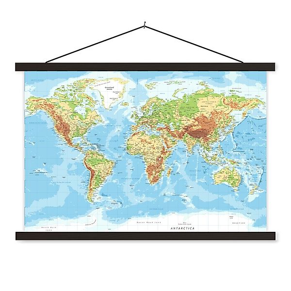 MuchoWow Poster Weltkarte - Atlas - günstig online kaufen