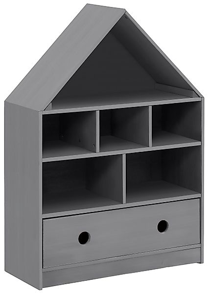 loft24 Regal Allie, Bücherregal in Hausoptik günstig online kaufen