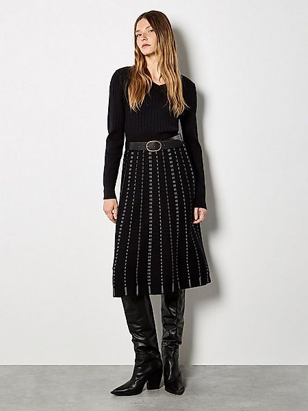 Apricot Strickkleid Midikleid in Rippstrick günstig online kaufen