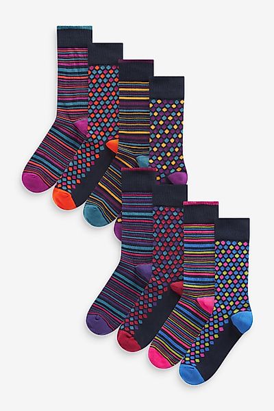 Next Kurzsocken Gemusterte Socken, 8er-Pack (8-Paar) günstig online kaufen