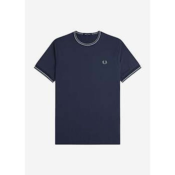 Fred Perry  T-Shirt Twin tipped t-shirt - dark airforce light ice bayleaf günstig online kaufen