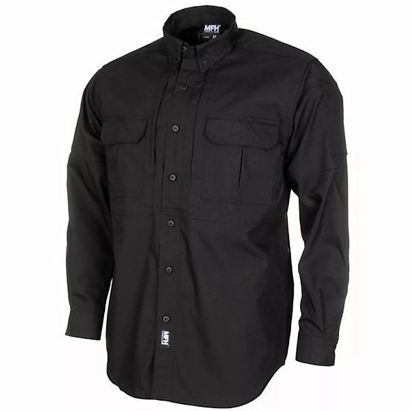 MFH Outdoorhemd Hemd Outdoor, langarm, schwarz, Teflon, Rip Stop M günstig online kaufen