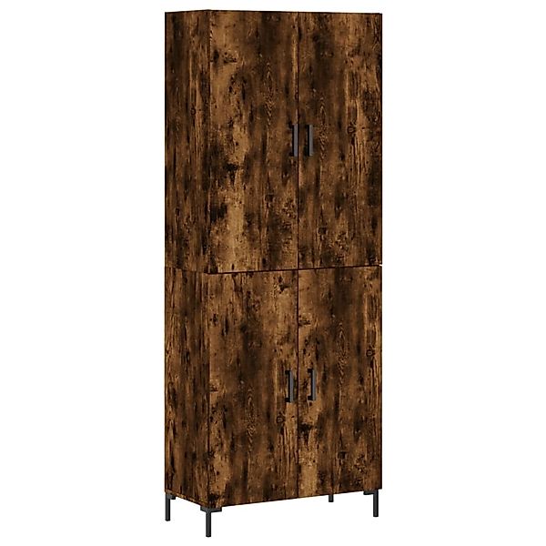 vidaXL Highboard Räuchereiche 69,5x34x180 cm Holzwerkstoff 3195680 günstig online kaufen