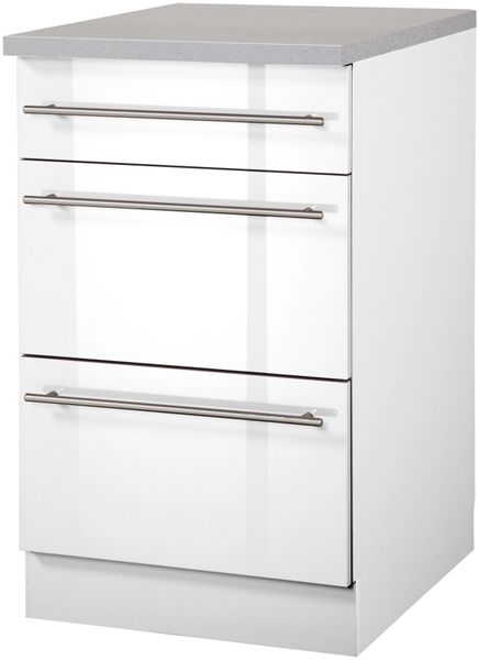 wiho Küchen Unterschrank "Chicago" 50 cm breit mit 2 Auszügen günstig online kaufen