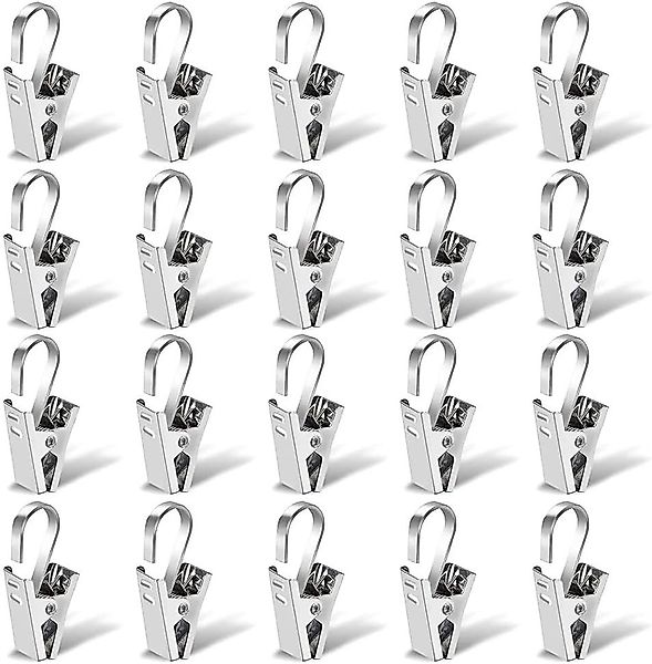 FELIXLEO Gardinenhaken Vorhang Haken Clips, Edelstahl günstig online kaufen