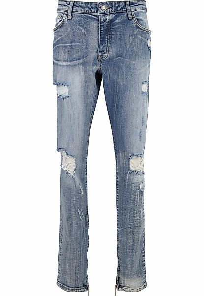 2Y Studios Bequeme Jeans "2Y Studios Herren 2Y Destroyed Straight Fit Jeans günstig online kaufen