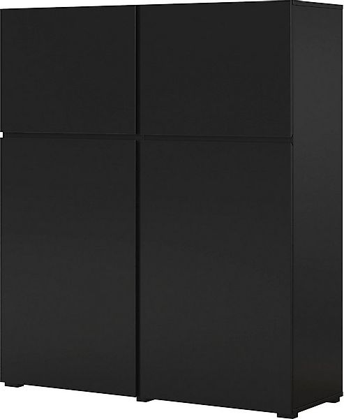 OTTO home Highboard Cross, moderne grifflose Hochkommode mit 4 Türen,Türkom günstig online kaufen