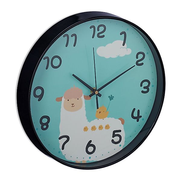 relaxdays Wanduhr Lama für Kind günstig online kaufen