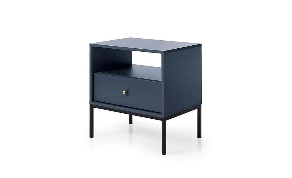 Nachtkommode  Molly ¦ blau ¦ Maße (cm): B: 53,6 H: 56,2 Tische > Nachttisch günstig online kaufen
