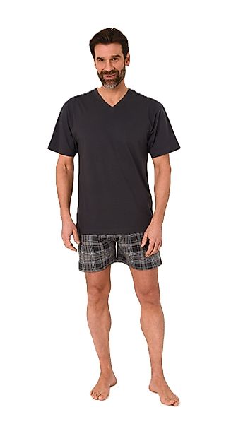 Normann Pyjama Normann Herren Schlafanzug kurzarm günstig online kaufen