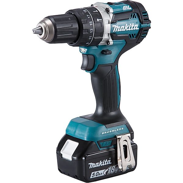 Makita Akku-Schlagbohrschrauber DHP484RTJ inkl. 5 Ah Akkus mit Koffer günstig online kaufen