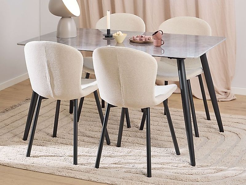 ACTONA GROUP Esszimmer-Set »Essgruppe, Speisetisch mit Stühlen« Komplett-Se günstig online kaufen