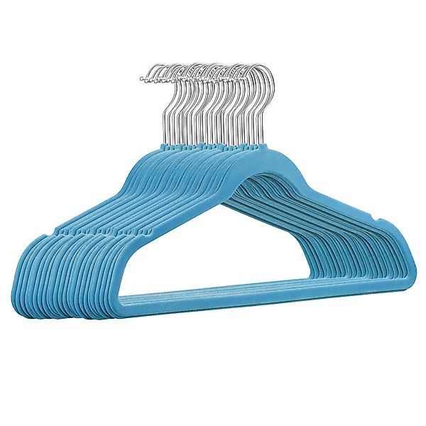 StickandShine Kleiderbügel 25 Stück Samt Kleiderbügel mit Rosegold Haken (2 günstig online kaufen