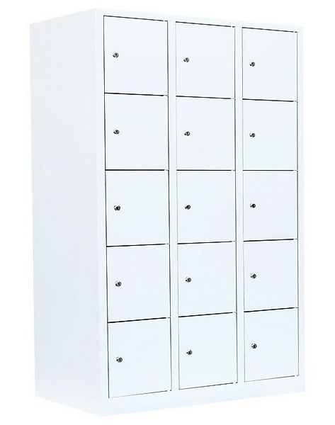 Steelboxx Fächerschrank 15 Fächer Schließfachschrank Wertfachschrank Fächer günstig online kaufen
