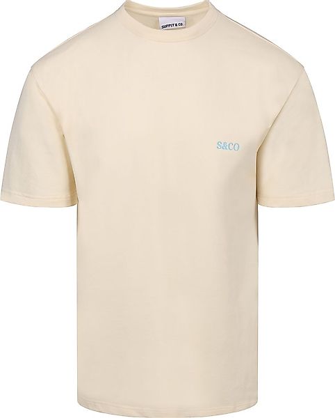 Supply & Co T-Shirt Backprint Off White - Größe M günstig online kaufen