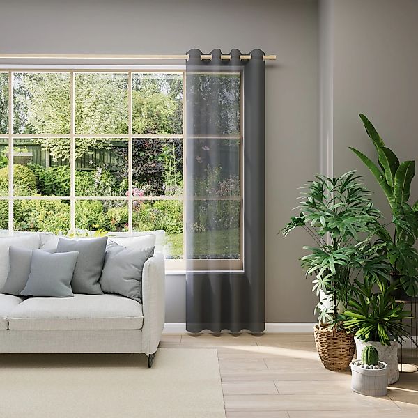 Neutex for you Vorhang nach Maß "EVA" Ösen 1 Stk. tlg. Uni-Voile mit elegan günstig online kaufen