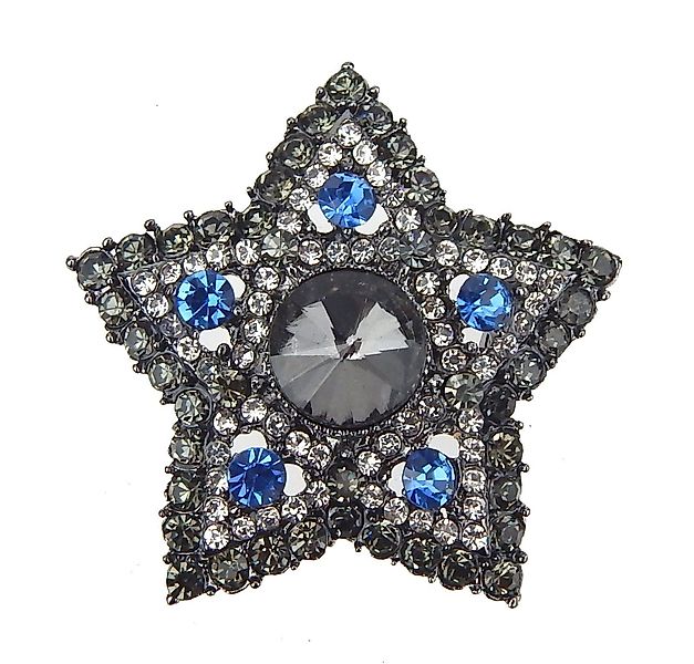 Ella Jonte Brosche, Stern silber blau günstig online kaufen