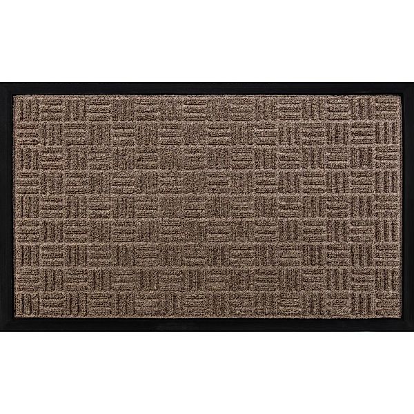 Fußmatte Textur Braun 40 cm x 60 cm günstig online kaufen