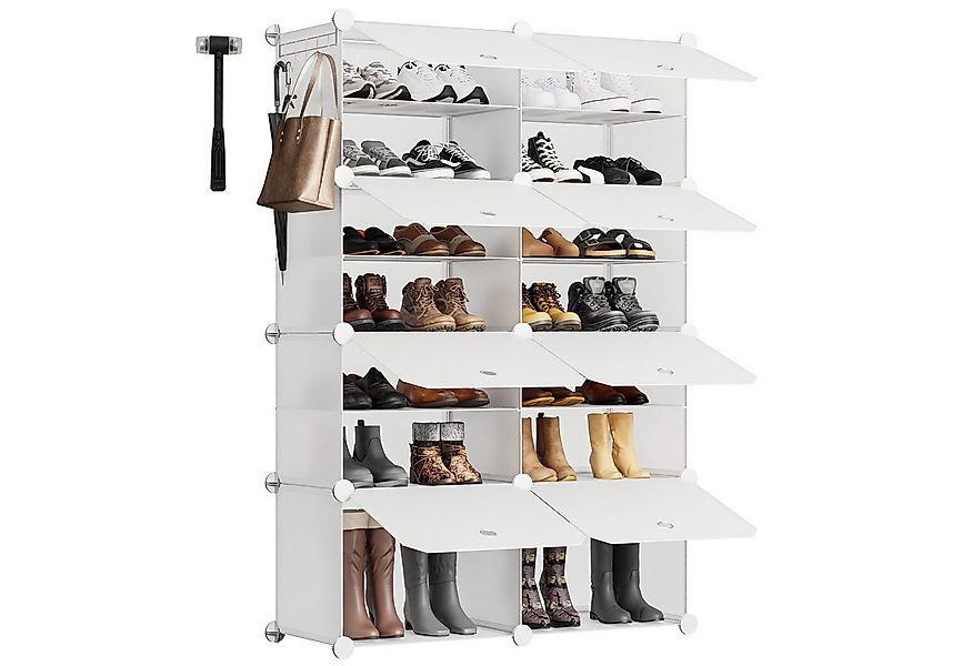 Sekey Schuhregal Schuhregal Schuhschrank Schuh-Organizer Stecksystem DIY-Re günstig online kaufen