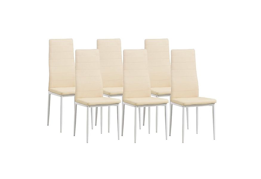 Albatros International Esszimmerstuhl Esszimmerstühle MILANO 6er Set beige günstig online kaufen