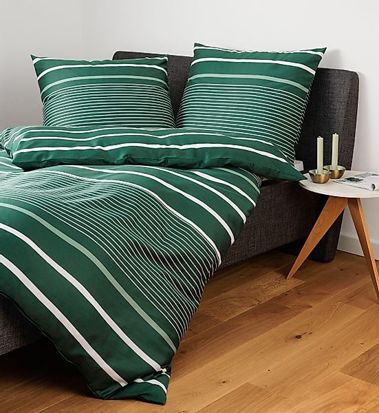 Janine Janine Mako-Satin Bettwäsche J. D. 87105 maritimblau Größe:  240x220 günstig online kaufen