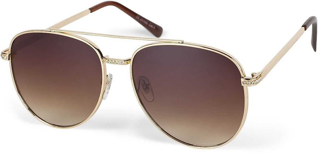 styleBREAKER Sonnenbrille Piloten Sonnenbrille mit Strass (1-St) günstig online kaufen