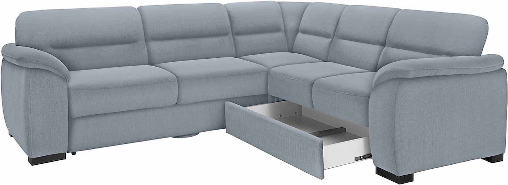 sit&more Ecksofa "Montego L-Form, B: 256cm" wahlweise mit Bettfunktion und günstig online kaufen