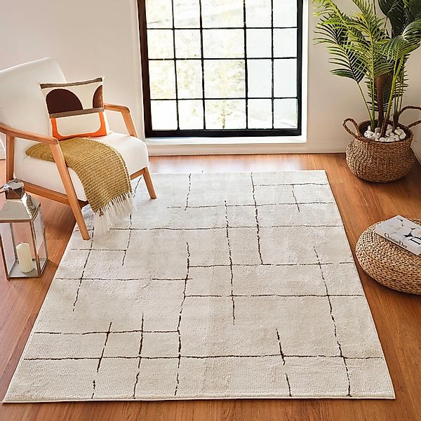 Livabliss Teppich "PRAGUE" rechteckig 14 mm Höhe Skandi Design, Modern Boho günstig online kaufen