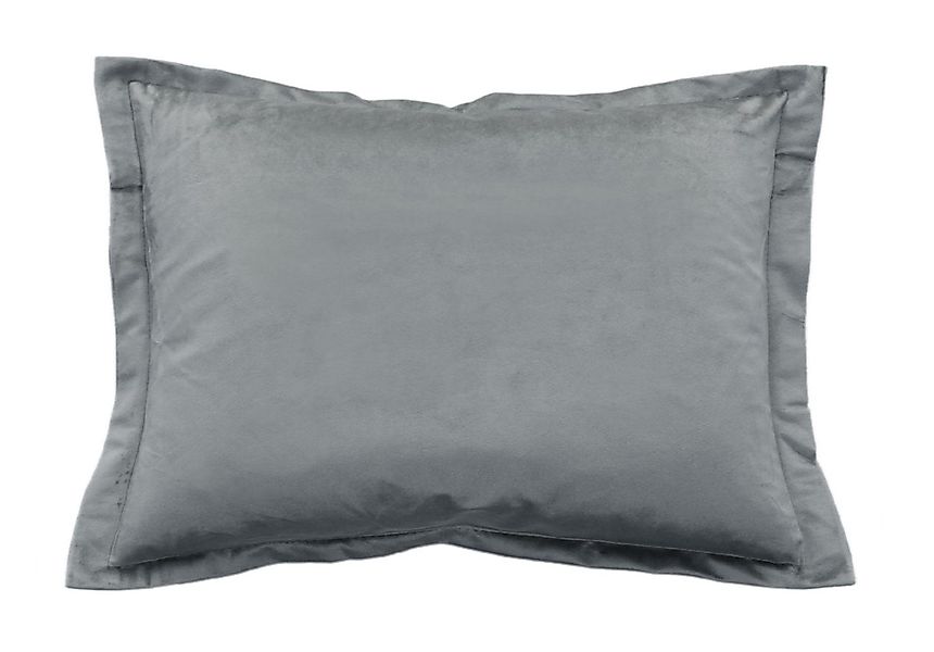 Haus und Deko Kissenbezug Kissenbezug Samt weich mit 2 cm Steg Kissenhülle günstig online kaufen