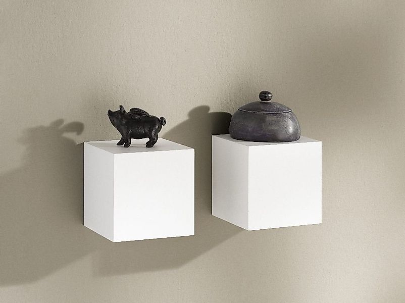 Dolle Wandregal Dolle Wandregal Dado, weiß, 150 x 150 x 150 mm günstig online kaufen