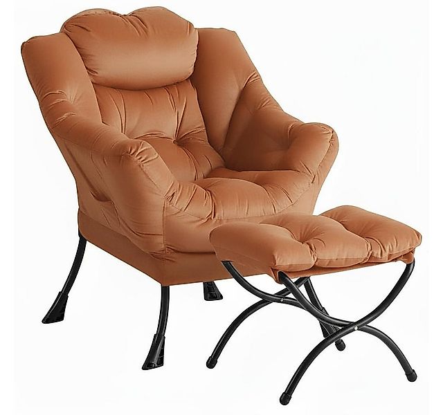 GarveeMore Ohrensessel Relaxsessel mit Hocker Ohrensessel Polstersessel Fau günstig online kaufen