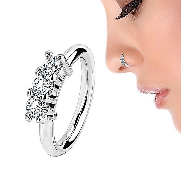 Taffstyle Nasenpiercing Universal Piercing Ring mit günstig online kaufen