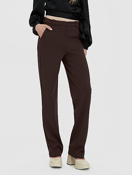 Vero Moda Anzughose VMZAMIRA MW SLIM STRAIGHT PANT NOOS mit Gürtelschlaufen günstig online kaufen