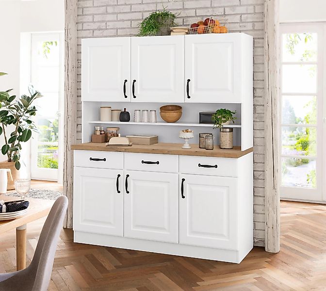 wiho Küchen Küchenbuffet "Erla", 150 cm breit mit Kassettenfront günstig online kaufen