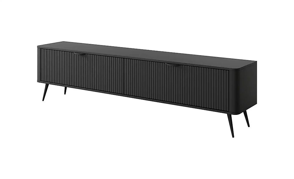 Lowboard  Lante ¦ schwarz ¦ Maße (cm): B: 200 H: 51 Kommoden & Sideboards > günstig online kaufen