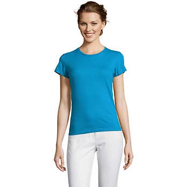 Sols  T-Shirt Miss camiseta manga corta mujer-100% algodón semi-peinado günstig online kaufen