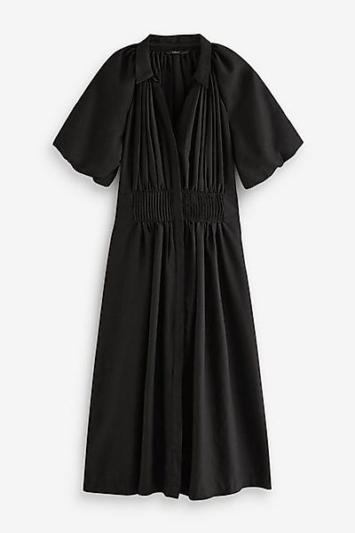 Next Midikleid Midikleid mit Puffärmeln - Kurzgröße günstig online kaufen