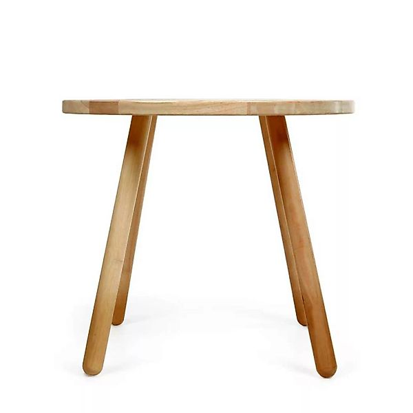 Massivholztisch für Kinder mit runder Tischplatte 48 cm hoch günstig online kaufen