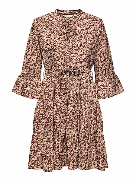 ONLY Tunikakleid "ONLSINA LIFE 3/4 SHORT DRESS NOOS WVN" mit Volant günstig online kaufen