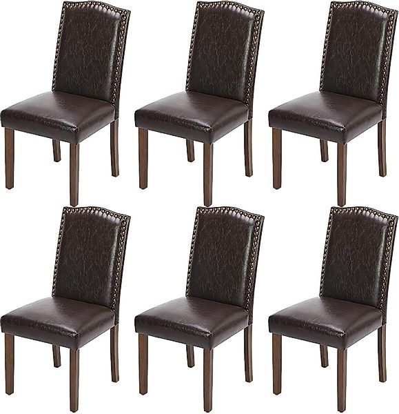 DUMOS Esszimmerstuhl esszimmerstühle Set, Pu-Leder Gepolstert günstig online kaufen