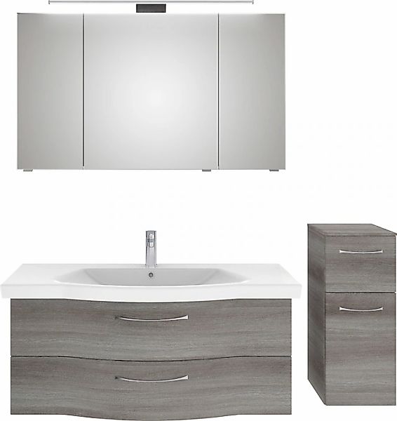 Saphir Badmöbel-Set »6005 Sprint 3-teilig, Keramik-Waschtisch mit LED-Spieg günstig online kaufen