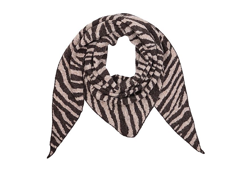 MIRROSI Dreieckstuch kuschliger und warmer Dreiecksschal Zebra Muster ca.18 günstig online kaufen