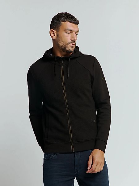 NO EXCESS Sweater "No Excess Jacquard-Kapuzenweste Pullover" günstig online kaufen