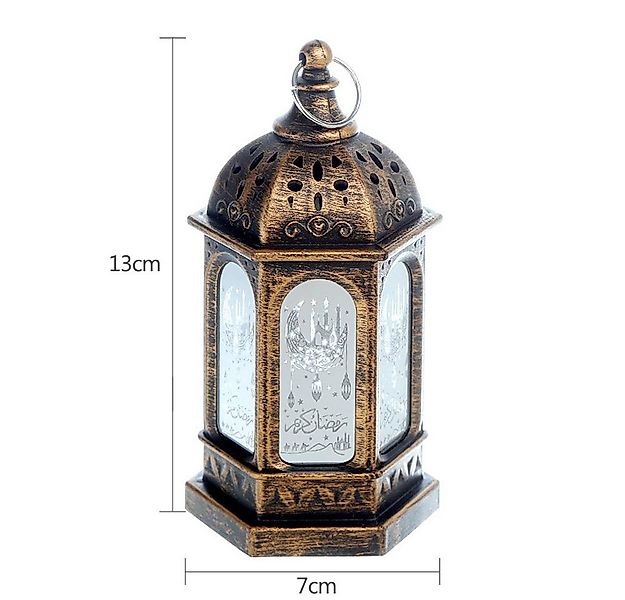 MUPOO Kerzenhalter Nachtlicht 2St. Eid Mubarak Laterne, Batterie, Ramadan M günstig online kaufen